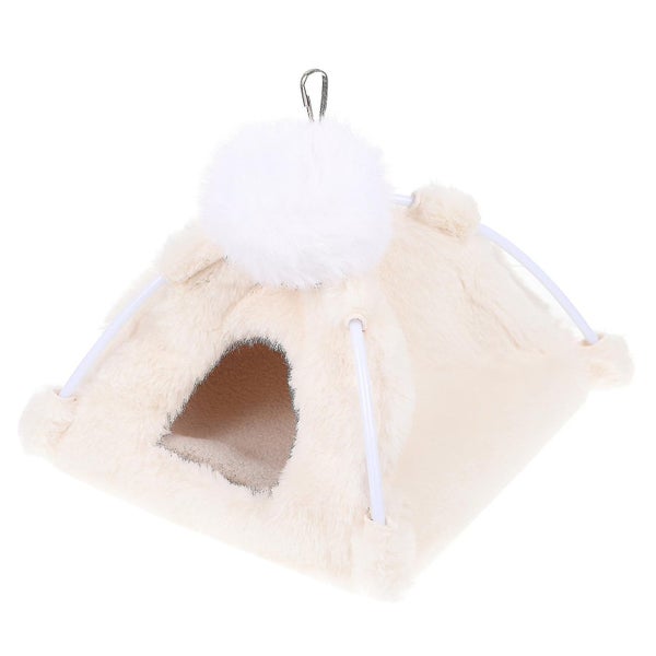 Winter Hammock Small Pet Hammock Parrot Winter Warm Bed Hamster Plush Bedding B Carousel 1