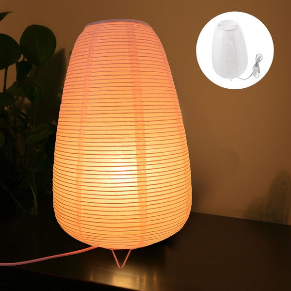 Paper Lantern Bedside Lamp Bedroom Nightstand Light For Reading Nursery Working Carousel 2