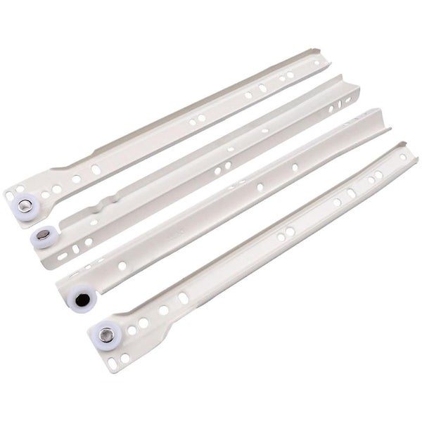 2pcs Household Drawer Rails Replacement Drawer Slides Detachable Sliding Rails Carousel 2