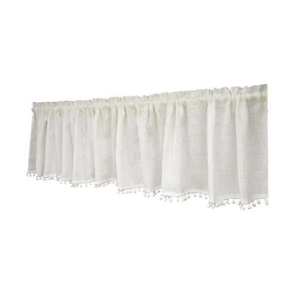 1pc Household Curtain Home Window Curtain Cotton Balls Window Drape Window Deco Carousel 2