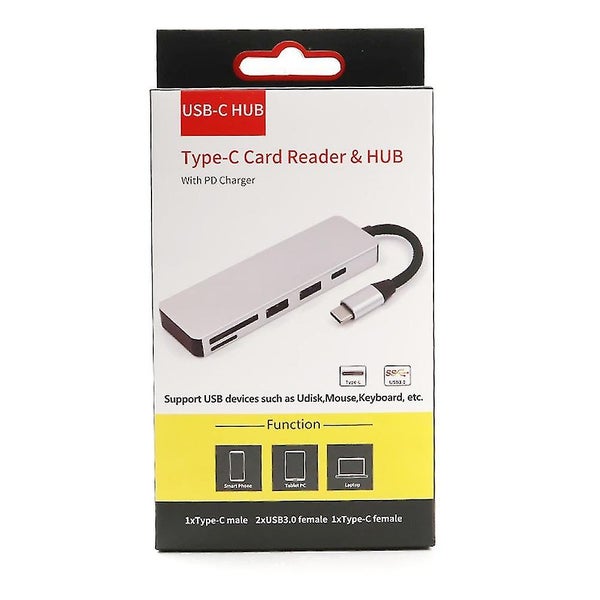 5 in 1 Usb Adapters Usb C Hub Adapter Type C Female Adapter Usb C Adapter Usb Carousel 3