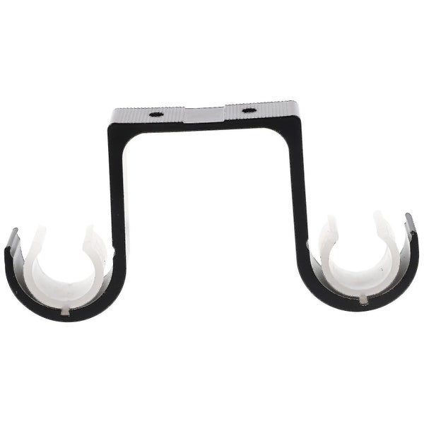 Ceiling Mounted Curtain Rod Bracket Aluminum Alloy Double Curtain Rod Bracket Carousel 3