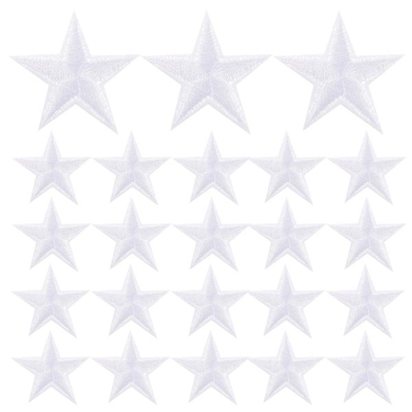 30pcs Star Embroidered Patches Star Iron On Patches Star Patches Clothing Acces Carousel 3