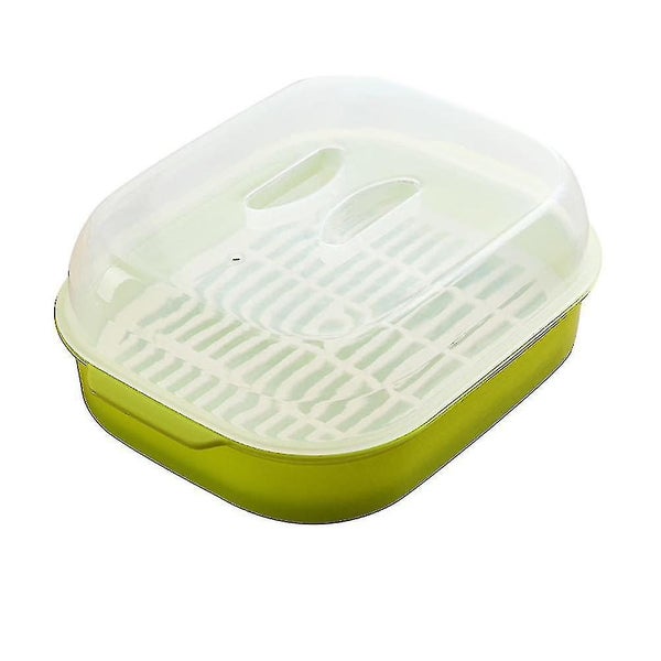 1pc Steamed Buns Steamer Microwave Oven Special Box Kitchen Steamer Heats Up Fo Carousel 1