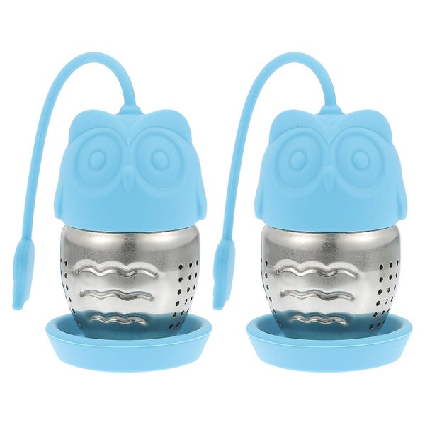 2 Pcs Stainless Steel Tea Infuser Stainer Steel Strainer Loose Leaf Tea Brewing Carousel 1