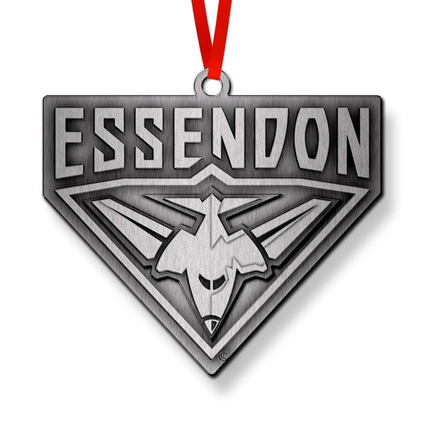 Essendon Bombers AFL Metal Ornament Christmas Tree Decoration Carousel 1