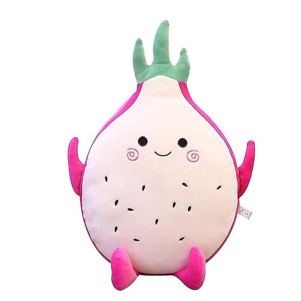 Dragon Fruit Plush Pillow Stuffed Toy Animal Food Pitaya Cushion Doll Plushie T Carousel 1