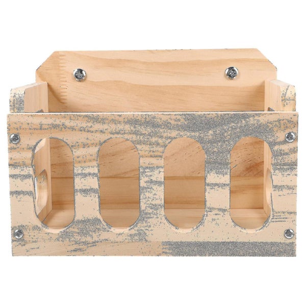 Bunny Hay Feeder Rabbit Hay Feeder Hamster Hay Feeder Wooden Hay Container Wood Carousel 1