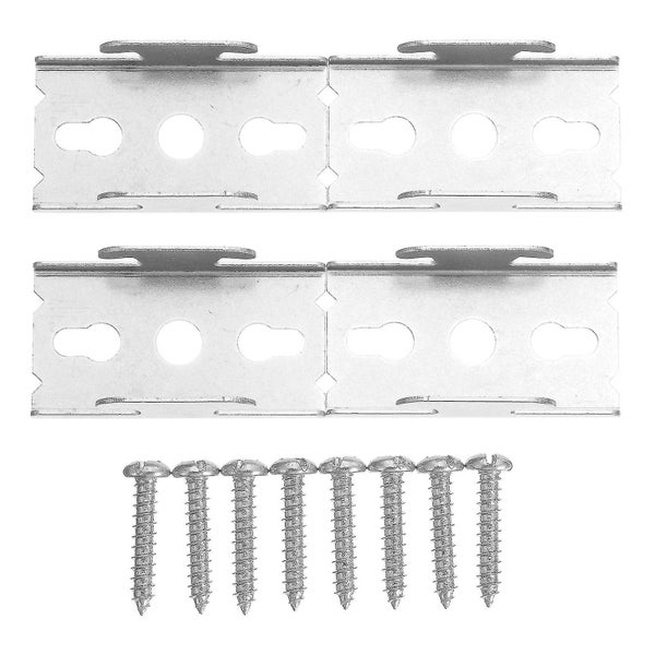 2 Sets Curtain Rod Brackets Curtain Rod Mount Brackets Curtain Accessories Carousel 1