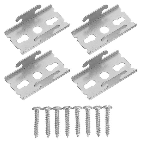 2 Sets Curtain Rod Brackets Curtain Rod Mount Brackets Curtain Accessories Carousel 2