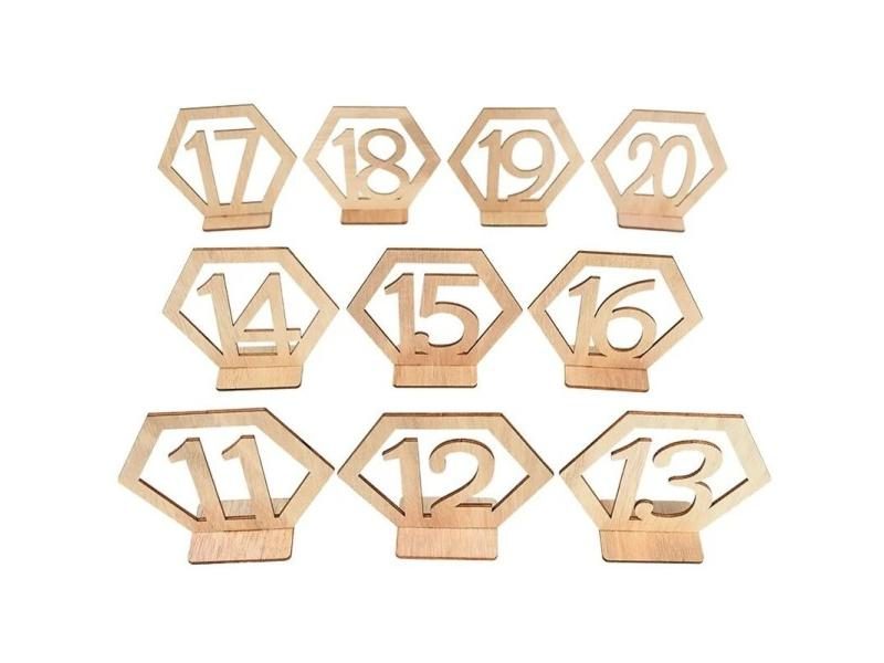 1-20 Numbers Wood Signs Wedding Table Number Wooden Table Numbers Rustic Carousel 1