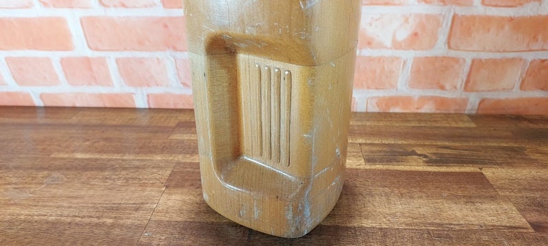 VINTAGE HANDMADE WOODEN ALCOHOL BOTTLE Carousel 10