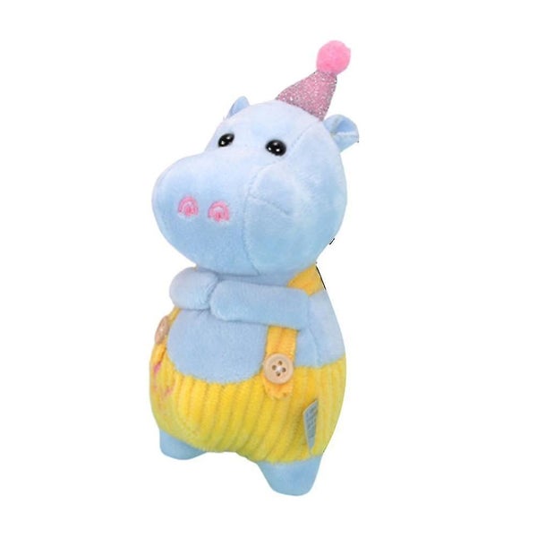 1pc Hippo Doll Toy Plush Doll Keyrings Hanging Pendant Pendant Key Chain For Ba Carousel 1