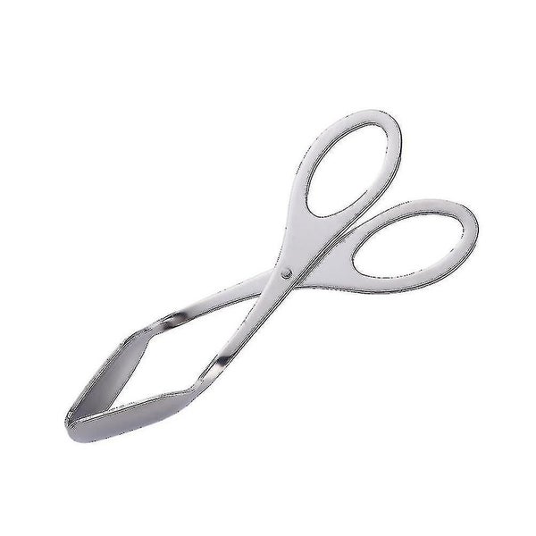 Stainless Steel Scissor Type Egg Tong Multifunction Food Tongs Towel Clamp Forl Carousel 1
