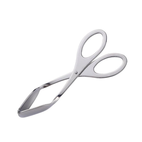 Stainless Steel Scissor Type Egg Tong Multifunction Food Tongs Towel Clamp Forl Carousel 2