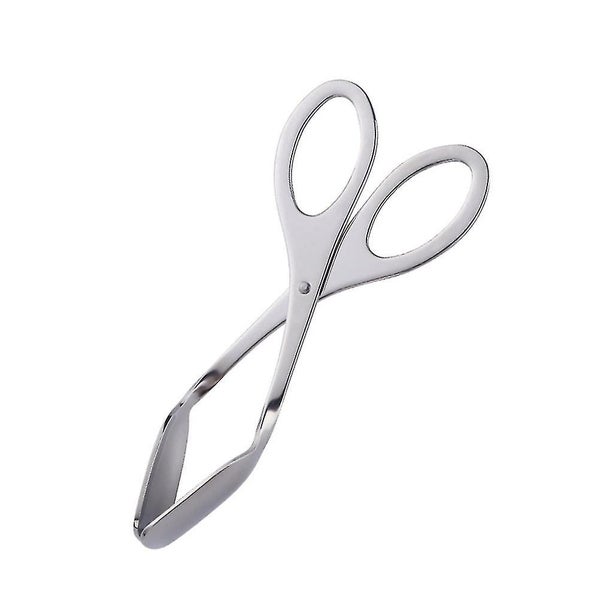 Stainless Steel Scissor Type Egg Tong Multifunction Food Tongs Towel Clamp Forl Carousel 3