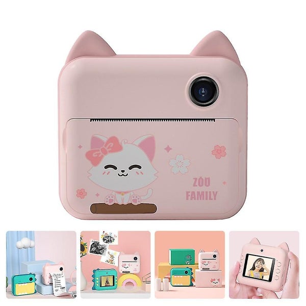 1 Set Of Children Digital Printing Camera Black and white Photo Printer Kids To Carousel 2