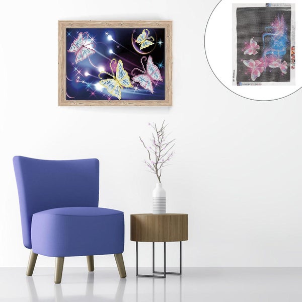 5d Frameless Diamond Embroidery Painting Of Butterflies Handmade Cross Stitch P Carousel 5