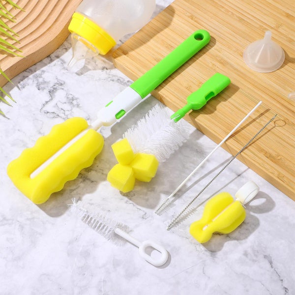 1 Set Feeder Cleaning Brushes Baby Bottle Cleaning Brushes Scrubbers Washing Br Carousel 2