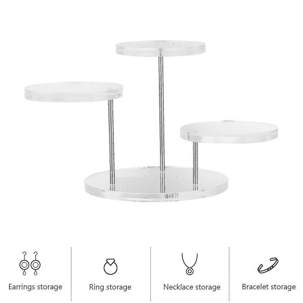 Ring Bracket Store Display Holder Ring Jewelry Display Stand Sphere Stand Riser Carousel 3