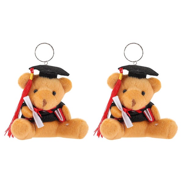 2pcs Graduation Plush Bear Stuffed Doll Plush Bear Toy Graduation Gift For Girl Carousel 1