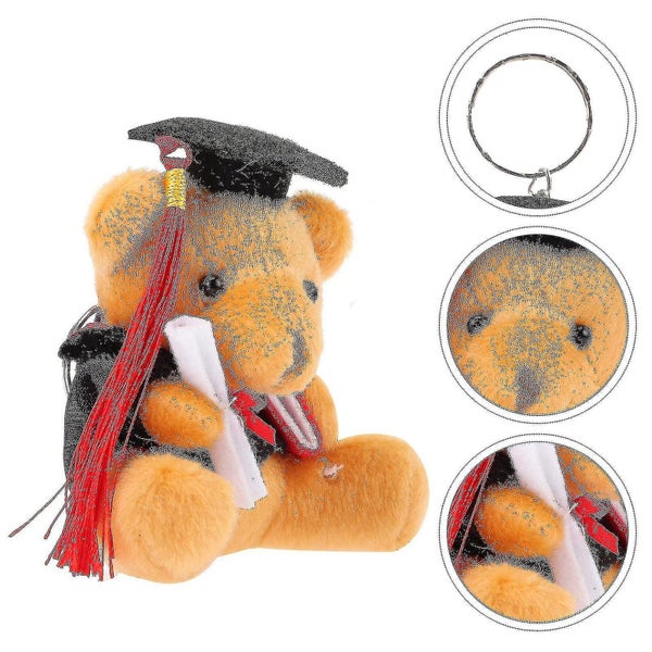 2pcs Graduation Plush Bear Stuffed Doll Plush Bear Toy Graduation Gift For Girl Carousel 5