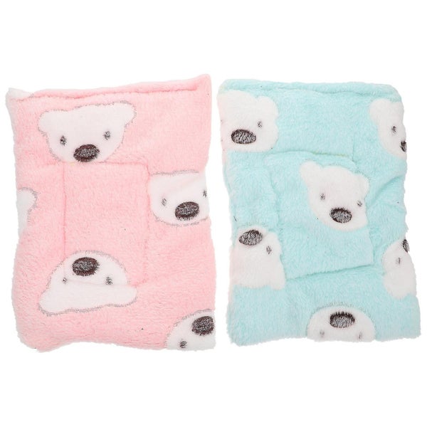 2 Pcs Xmas Hamster Winter Warm Bed Animal Guinea Pig Hamster Bed Winter Warm Ha Carousel 1