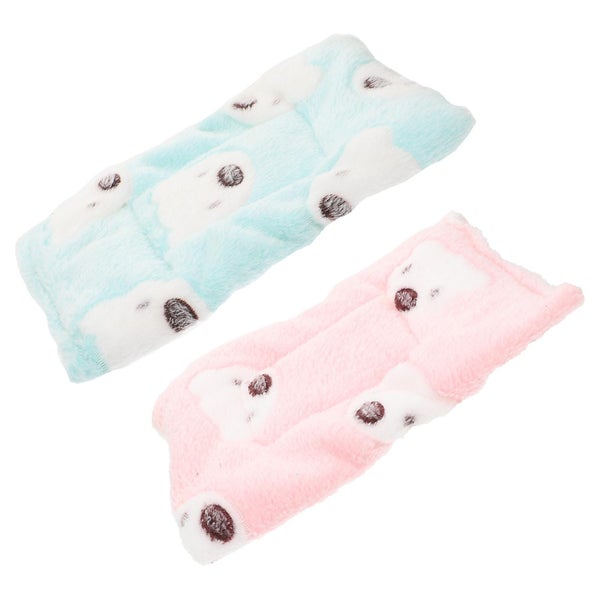 2 Pcs Xmas Hamster Winter Warm Bed Animal Guinea Pig Hamster Bed Winter Warm Ha Carousel 3