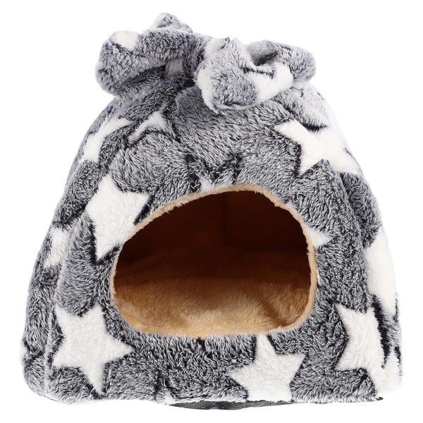 Hamster Bed Guinea Pig Hideout Warm Hamster Nest Decorative Chinchilla Cushion Carousel 1