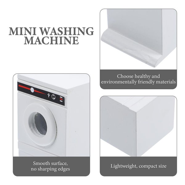 Tiny Washing Machine Washing Machine Miniature Minihouse Washer Dryer Mini Wash Carousel 2