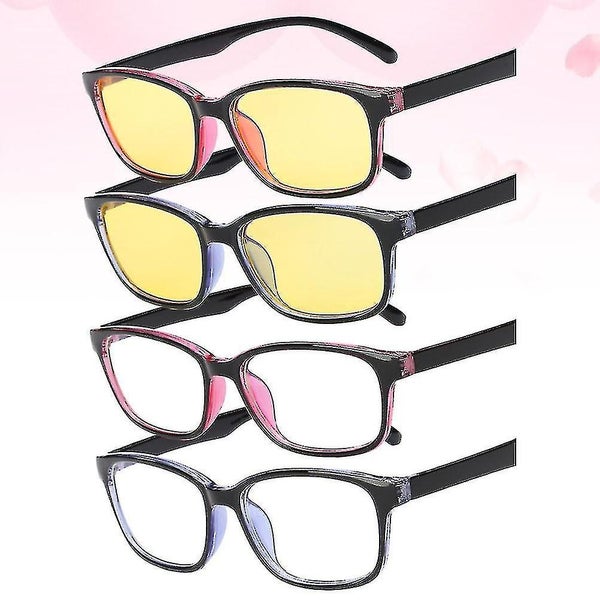 4 Pairs Nearsighted Glasses Pc Eye Glasses Anti Blue Light Glasses Blue Light B Carousel 2