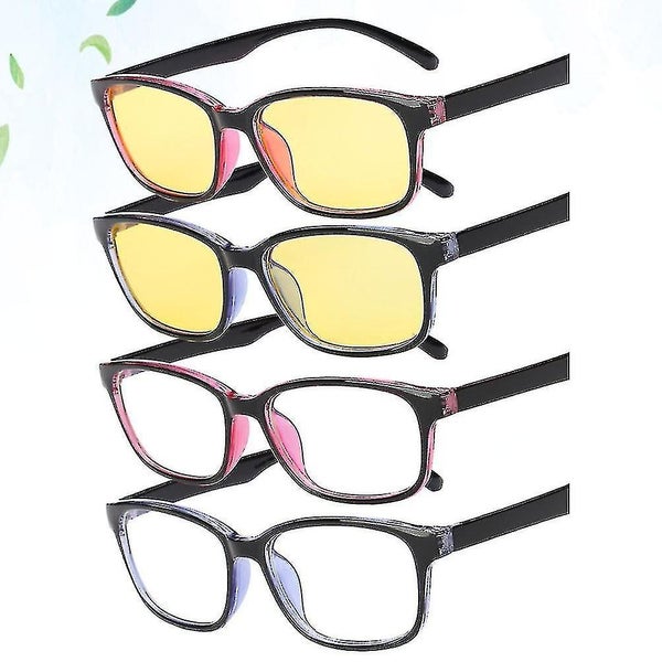 4 Pairs Nearsighted Glasses Pc Eye Glasses Anti Blue Light Glasses Blue Light B Carousel 4