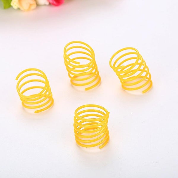20 Pcs Stretchy Toys Pet Spiral Springs Cat Springs Kitten Toy Springs Action C Carousel 2