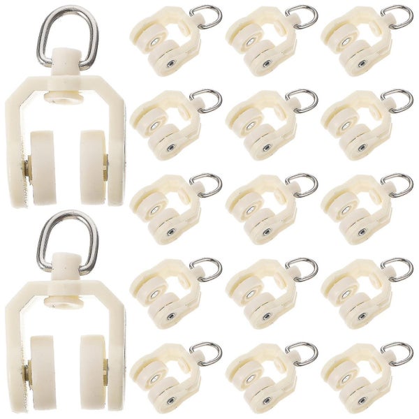 30pcs Replacement Curtain Track Rollers Flexible Curtain Mute Gliders Curtain P Carousel 1