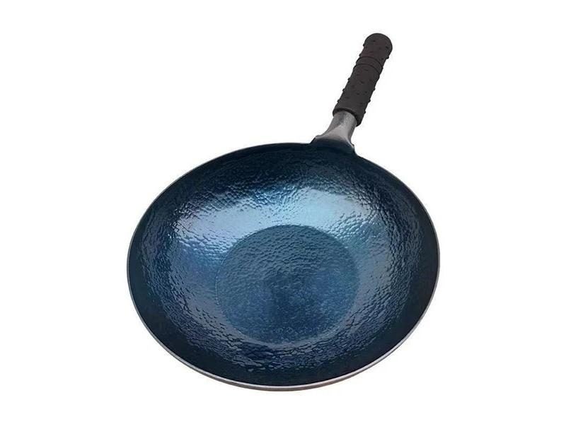 High-Grade Handmade Iron Pan Without Coating Health Wok Non-Stick Pan Gas Stove Carousel 1