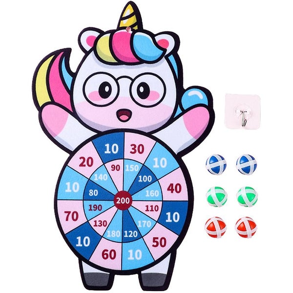 1 Set Dart Board Sticky Ball Set Kids Party Toys Indoor Dart Board Game Kit Par Carousel 1