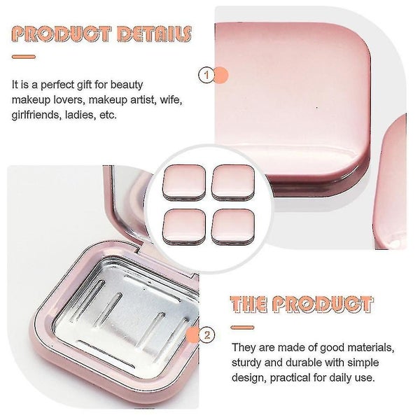 4 Pcs Magnetic Travel Containers Empty Lipstick Blank Shadow Blush Lipstick Tra Carousel 5
