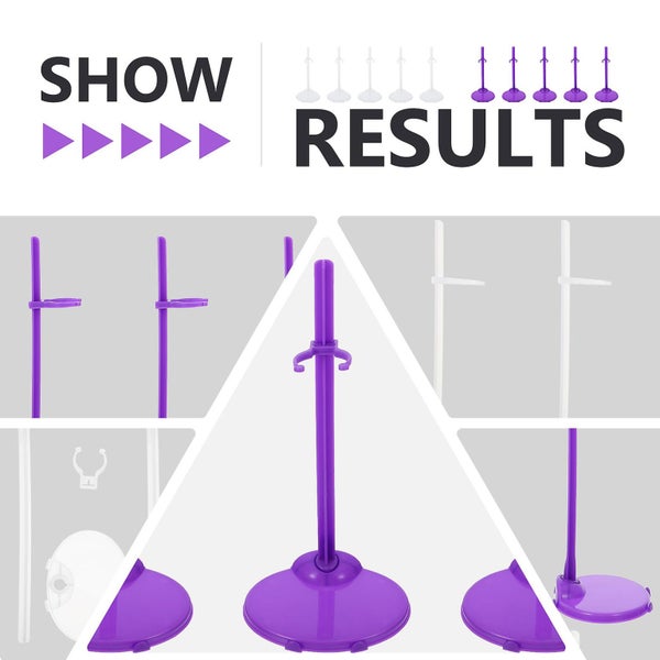 20 Pcs Decked Accessories Doll Dress Holder Stand Doll Body Stand Stands Displa Carousel 2