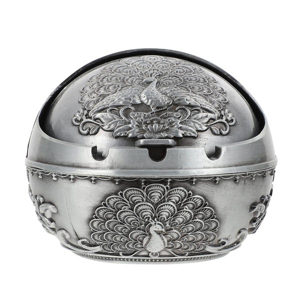 1pc Zinc Alloy Ashtray Adornment Desktop Ashtray European Style Ashtray Carousel 1