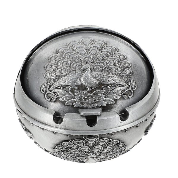 1pc Zinc Alloy Ashtray Adornment Desktop Ashtray European Style Ashtray Carousel 2