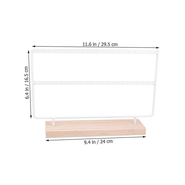 Pierced Earrings Jewelry Storage Rack Display Rack Necklace Display Holder Disp Carousel 2