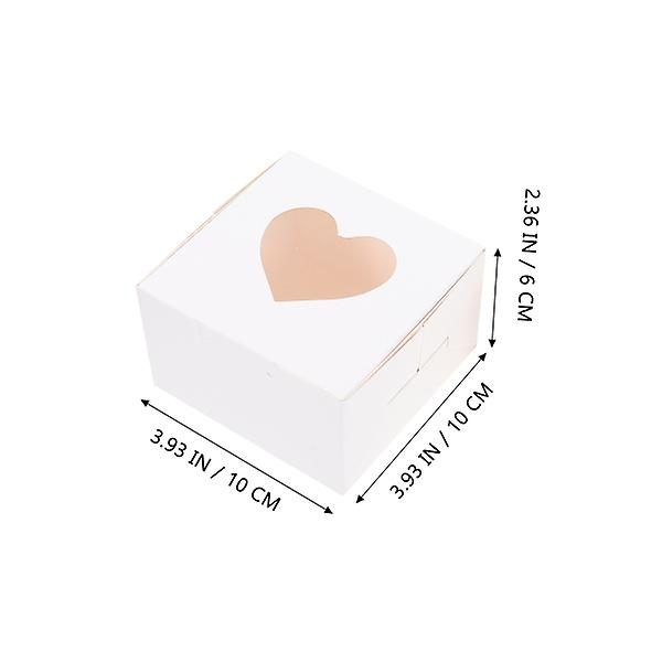 40pcs Cake Packaging Boxes Food Packaging Boxes With Clear Window Carousel 3