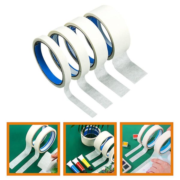 4 Rolls Of Multifunctional Masking Tapes Art Painter Tapes Diy Crafts Tapes Dr Carousel 2