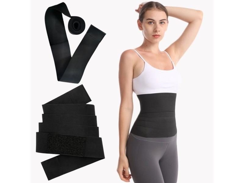 " Women Waist Bandage Wrap Trimmer Belt Waist Trainer Shaperwear Tummy Control Carousel 1