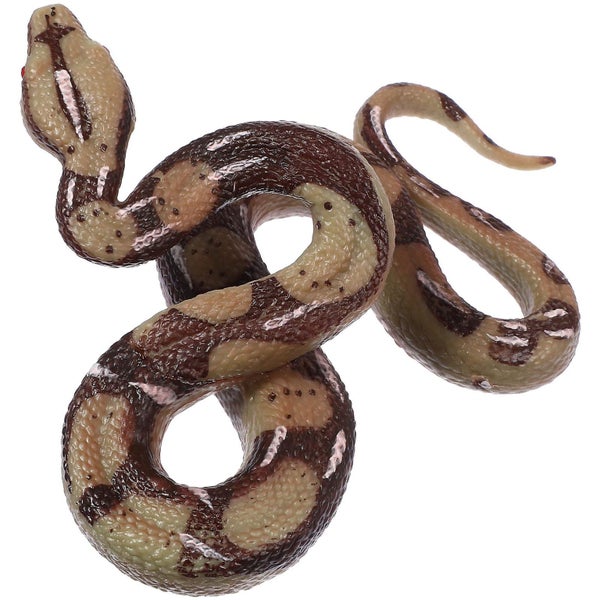 Toyvian Highly Simulated Snake Creepy Scary Snake Python Toy Prank Toy For Kids Carousel 2