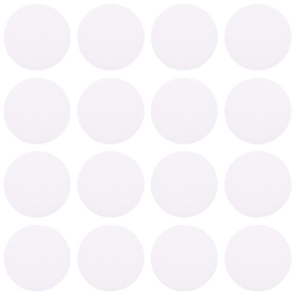 100 Pcs Clear Sticker Paper Hot Wax Stickers Mounting Adhesive Candlewick Base Carousel 1