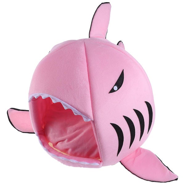Pet Dog Cat Bed Nest Shark Winter Sleeping Bag Warm Kennel Cat Puppy House Warm Carousel 1