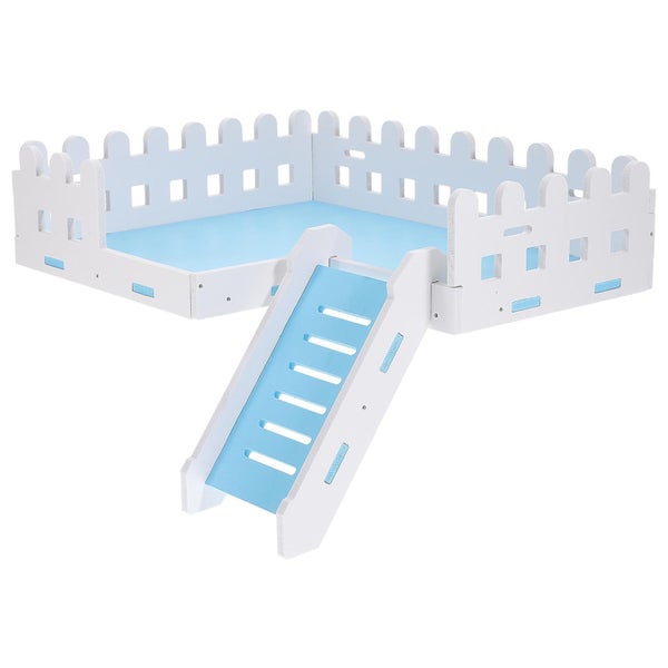 Wooden Hamster Toys Rat Platform Pet Cage Platform Carousel 3