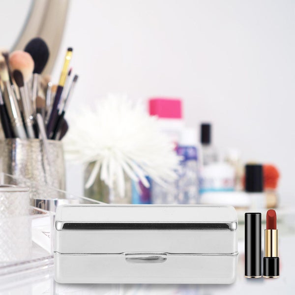 2pcs Square Lipstick Box Portable Lip Balm Organizer Bag Durable Cosmetic Stora Carousel 2