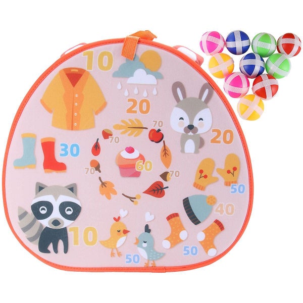 1 Set Portable Space Theme Dart Board Toy Kit Shooting Sticky Target Toy Carousel 3